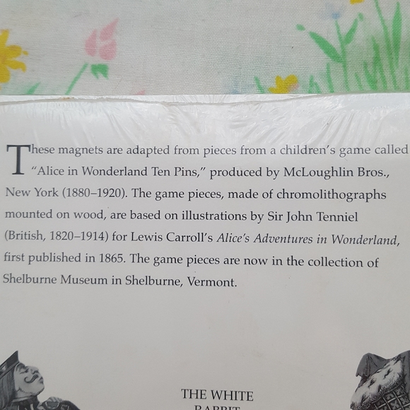 🌙New Vintage Metropolitan Museum Art Alice in Wonderland Magnets - Picture 5 of 7